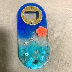Blue Sea Bottle Opener